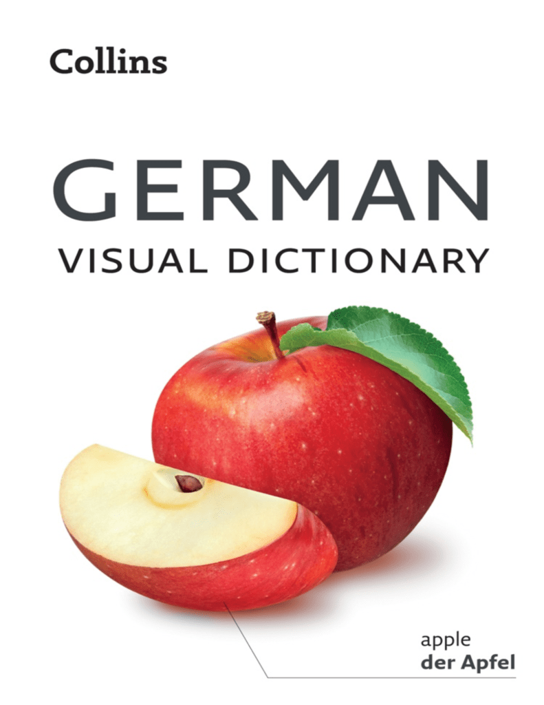 Rich Results on Google's SERP when searching for 'Collins German Visual Dictionary Book'
