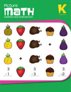 Rich Results on Google's SERP when searching for 'Picture Math Addition And Subtraction Kindergarten Workbook'