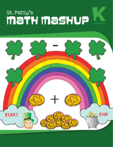 Rich Results on Google's SERP when searching for 'St Paddy's Math Mashup Kindergarten Workbook'